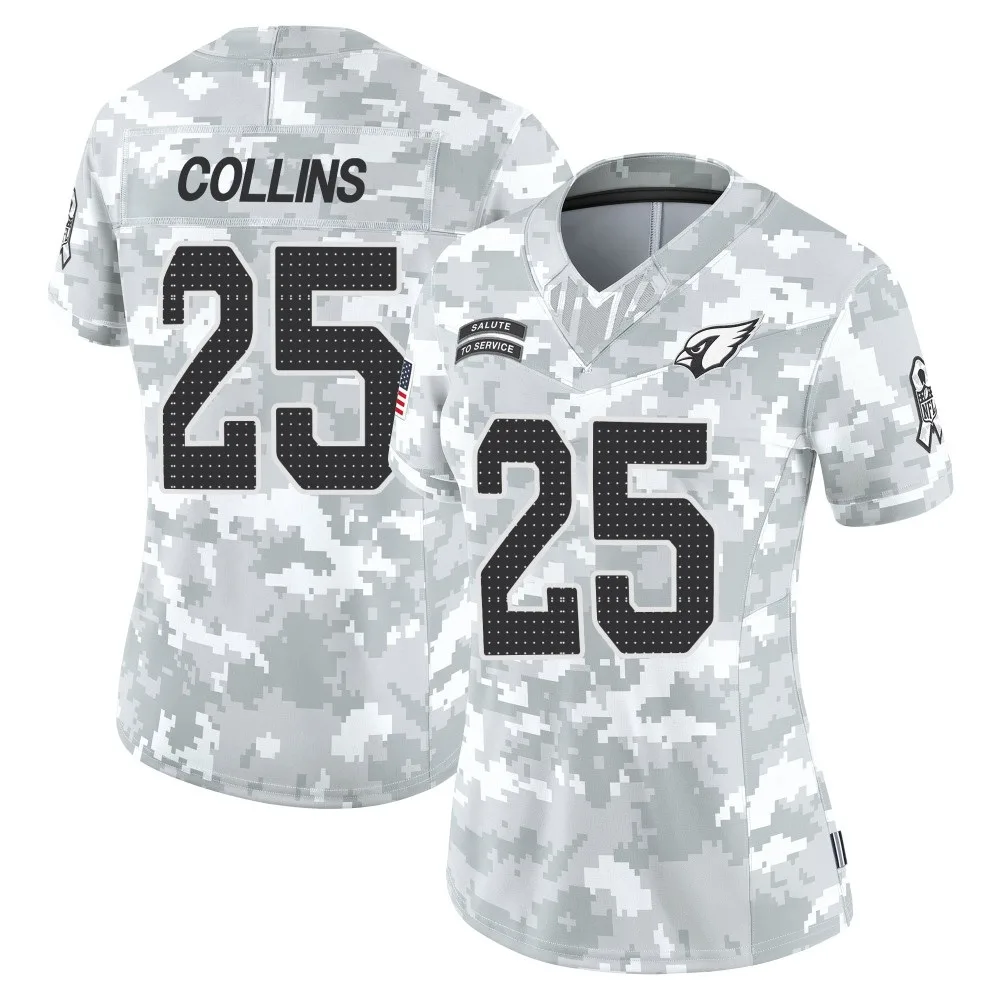 Women's Arizona Cardinals Zaven Collins Nike 2024 Salute To Service Limited Arctic Camo Jersey Women's Arizona Cardinals Zaven Collins Nike 2024 Salute To Service Limited Arctic Camo Jersey