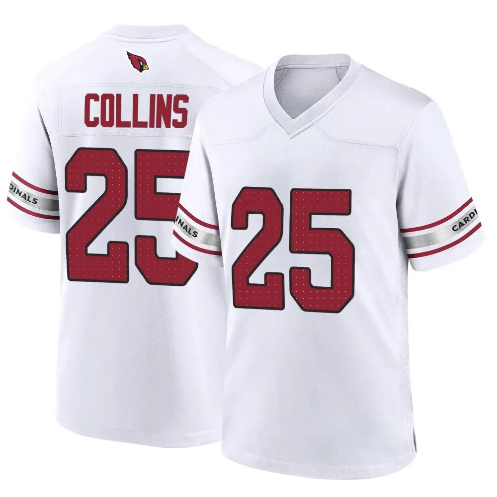 Youth Arizona Cardinals Zaven Collins Nike Game White Jersey Youth Arizona Cardinals Zaven Collins Nike Game White Jersey