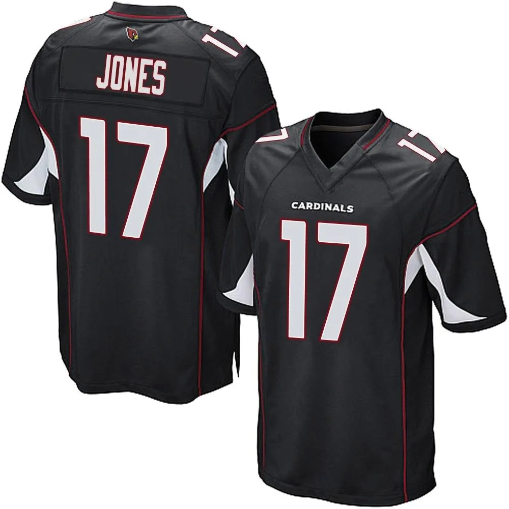 Men's Arizona Cardinals Zay Jones Nike Alternate Game Black Jersey Men's Arizona Cardinals Zay Jones Nike Alternate Game Black Jersey