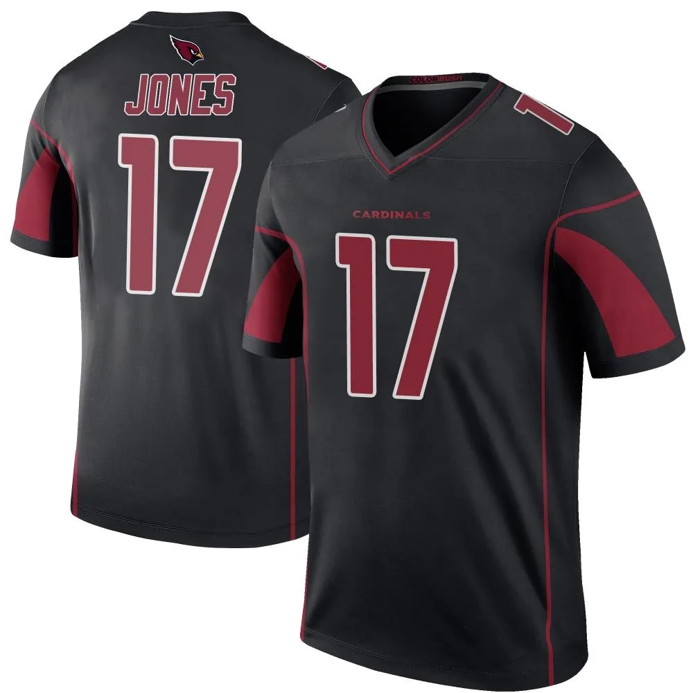 Men's Arizona Cardinals Zay Jones Nike Color Rush Legend Black Jersey Men's Arizona Cardinals Zay Jones Nike Color Rush Legend Black Jersey
