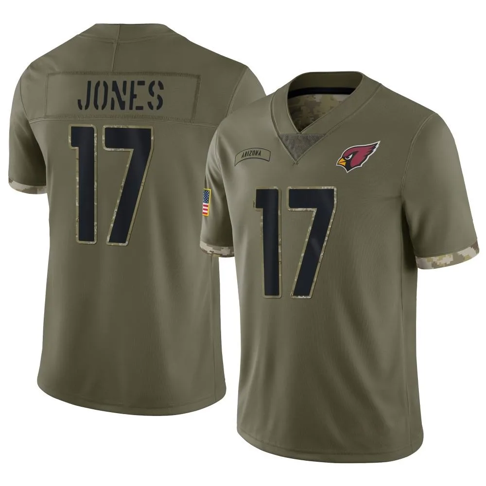 Youth Arizona Cardinals Zay Jones Nike 2022 Salute To Service Limited Olive Jersey Youth Arizona Cardinals Zay Jones Nike 2022 Salute To Service Limited Olive Jersey